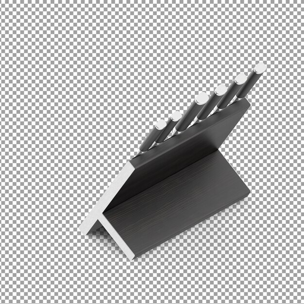 PSD isometric set of knives