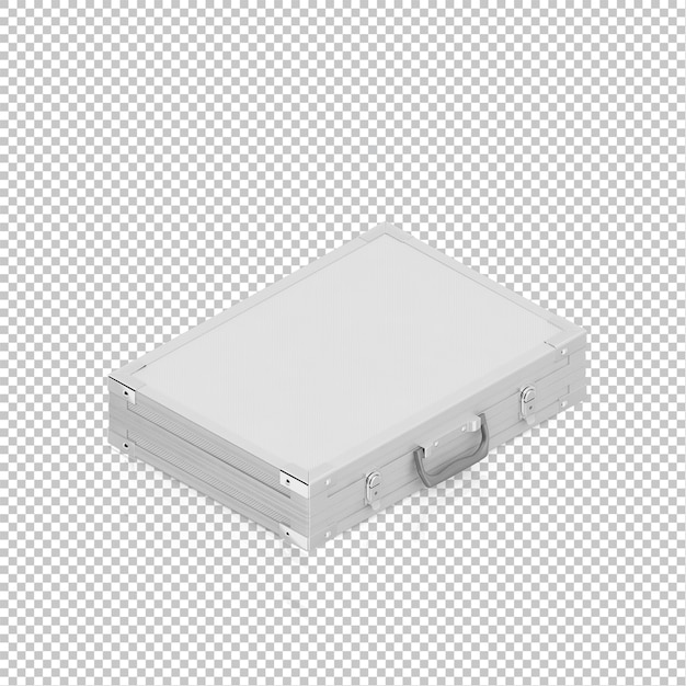 PSD isometric suitcase