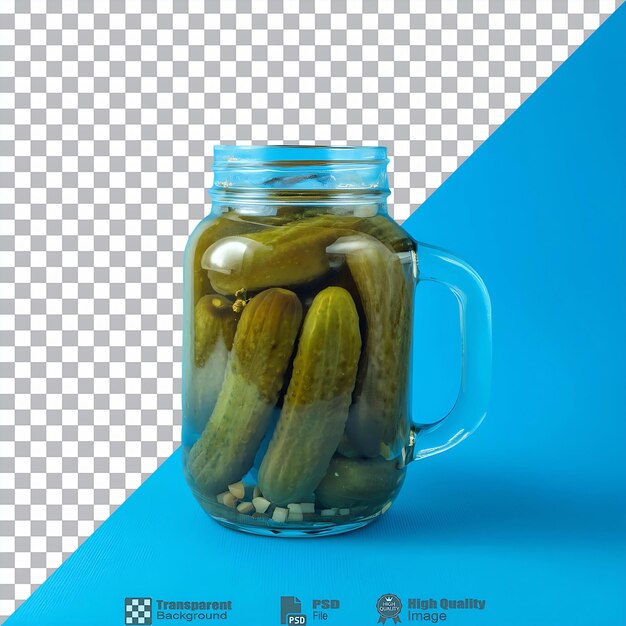 PSD jar pickles isolated