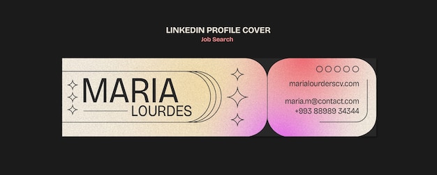 PSD job search template design