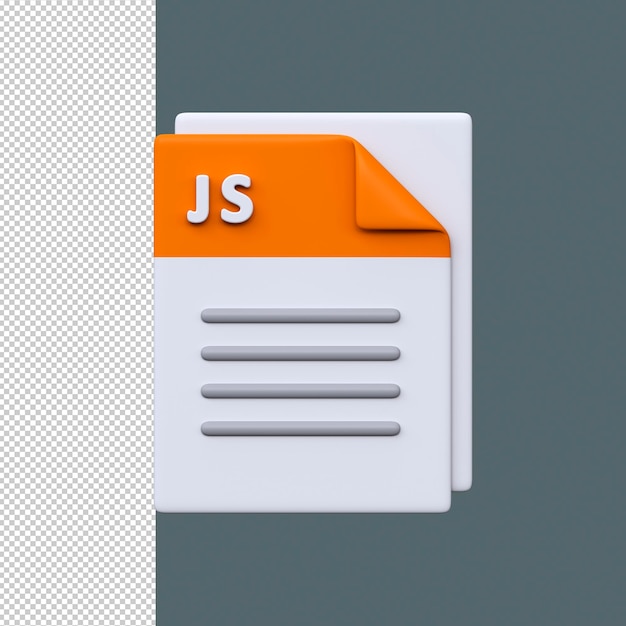 PSD js file format 3d icon script file for web development dynamic functions