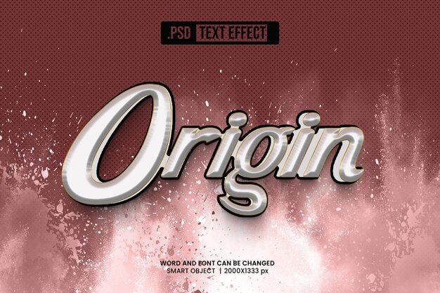 PSD juice editable text effects