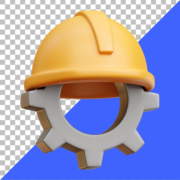 PSD labour 3d icon illustration