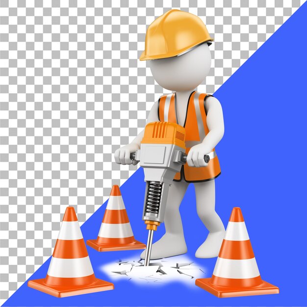 labour 3d icon illustration