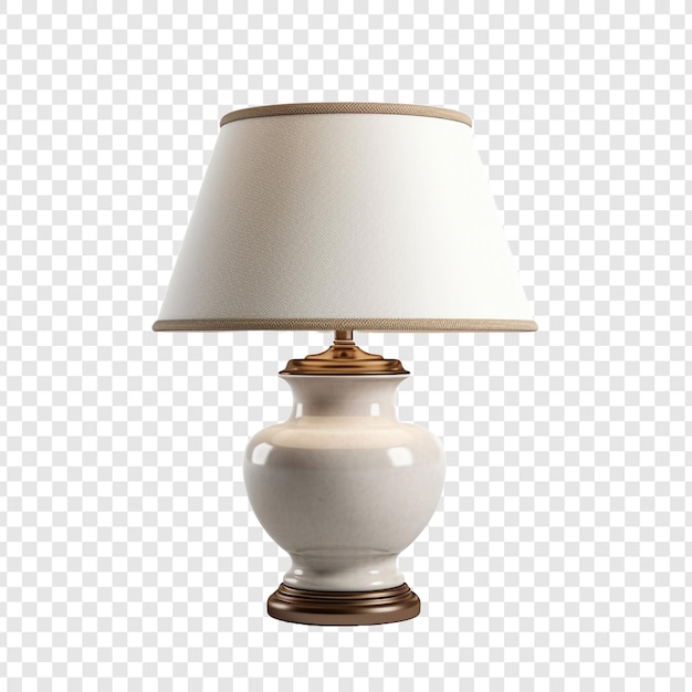 PSD lamp isolated on transparent background