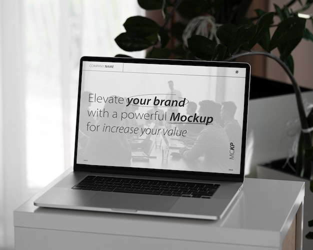 PSD laptop computer mockup  design