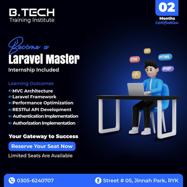 PSD laravel master post design