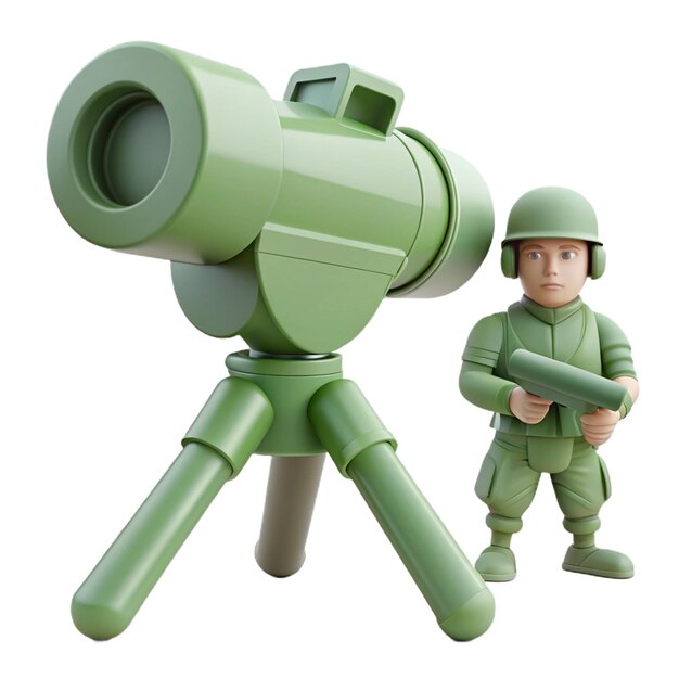 PSD a lego man with a gun next to it