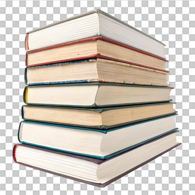 PSD libraries isolated on transparent background