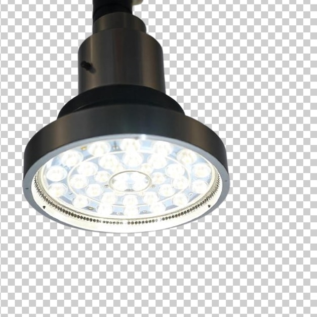 PSD a light fixture with the light on it