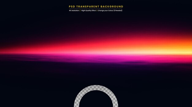 PSD light and reflection neon elegant futuristic background