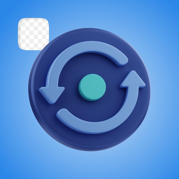 PSD loop programing language 3d illustration