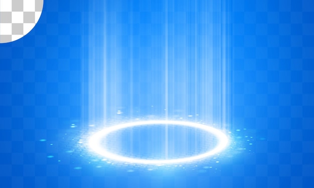 PSD magic circle isolated on transparent