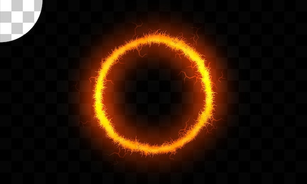 PSD magic circle isolated on transparent