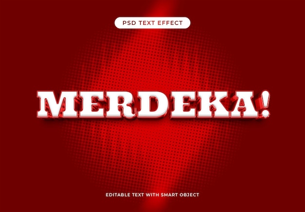 PSD makeup 3d text effect