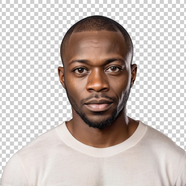 PSD a man in a white shirt with a black beard