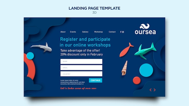 PSD marine environment workshop landing page