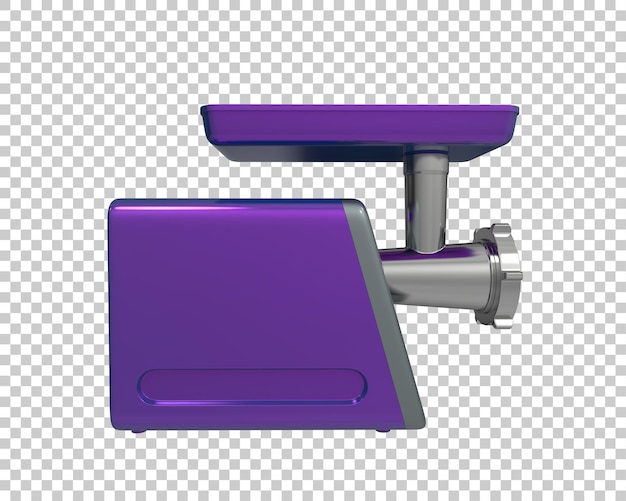 PSD meat grinder isolated on white background 3d rendering illustration