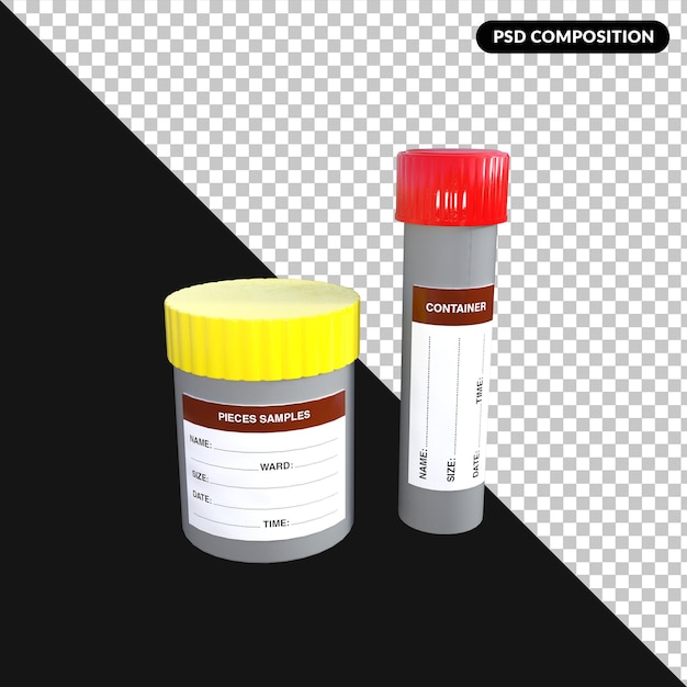 PSD medical device isolated premium psd 3d rendering