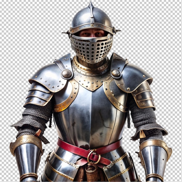PSD medieval armor on transparent background
