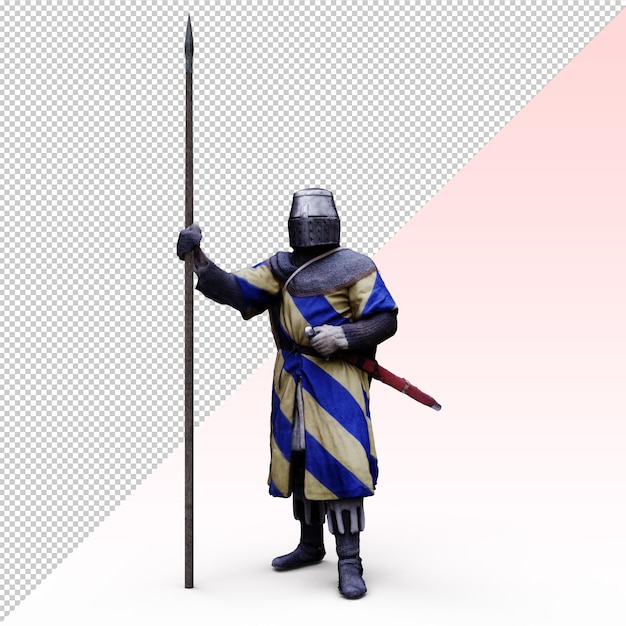 PSD medieval knight