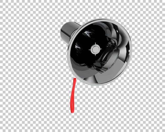 PSD megaphone isolated on background 3d rendering illustration