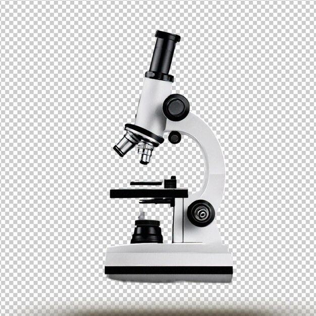 PSD microscope isolated on transparent background