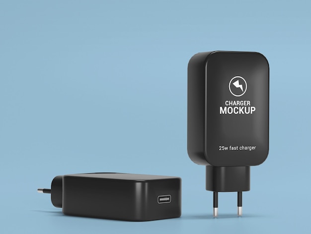 PSD mobile charger mockup