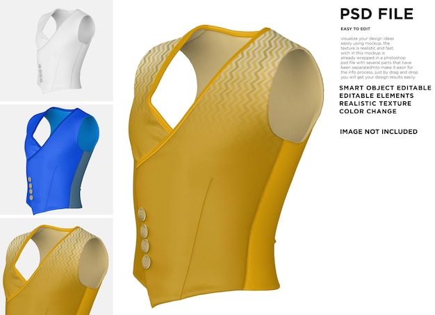 PSD mockup chef's uniform