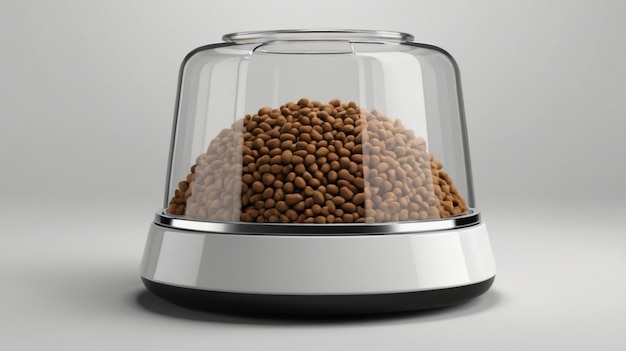 PSD modern digital pet feeder with smart features