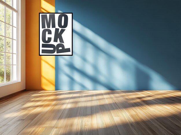 PSD modern room mockup