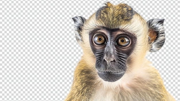 PSD monkey isolated on transparent background