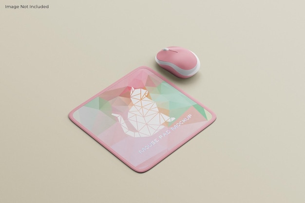 PSD mouse pad mockup