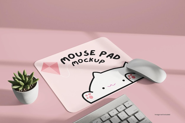 PSD mouse pad mockup