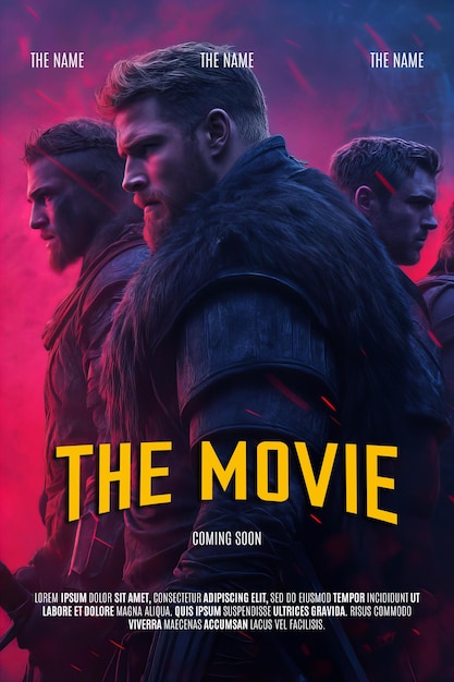 PSD the movie poster for the movie