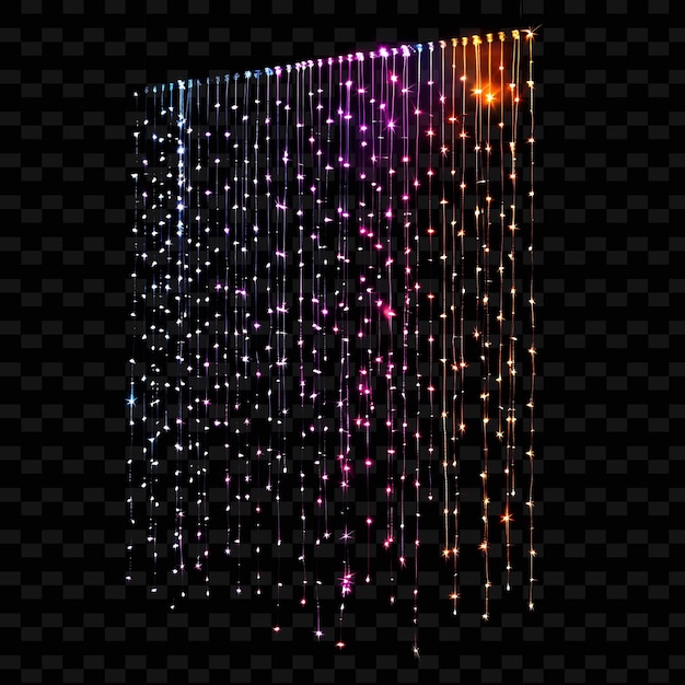 PSD a multicolored light cube with multicolored lights on it