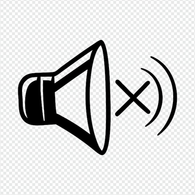 PSD muted speaker icon