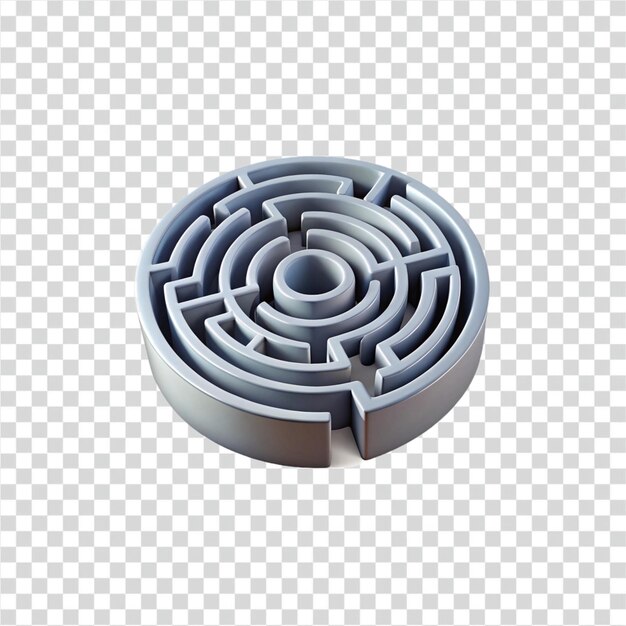 PSD navigating the circular maze a 3d puzzle challenge