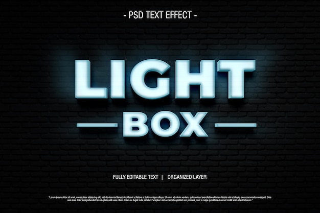 PSD nice text effect easy editabble