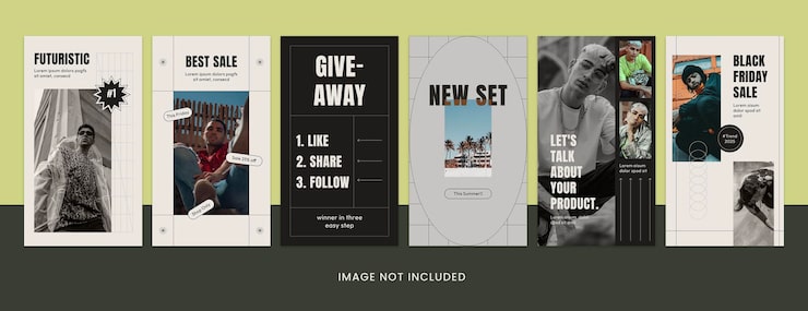 PSD norma instagram story template vol3