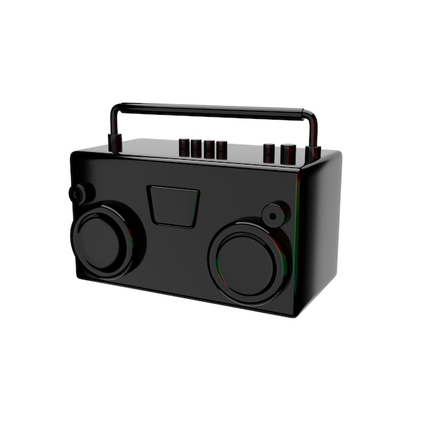 PSD nostalgic 90s 3d illustration