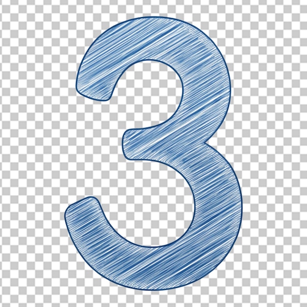 PSD number class 3d rnedering