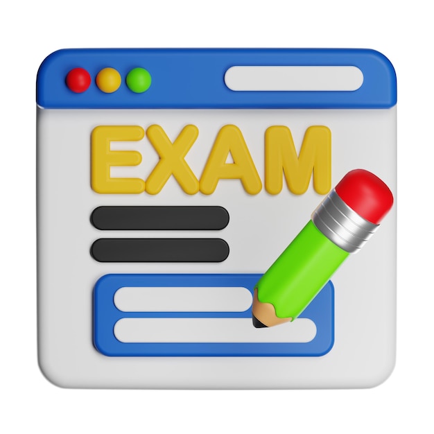 PSD online exam notification icon