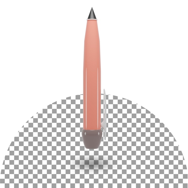 PSD pen 3d render