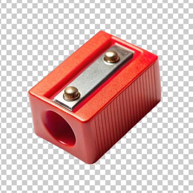 PSD pencil sharpener isolated on white