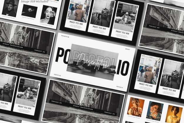 PSD perspective presentation mockup