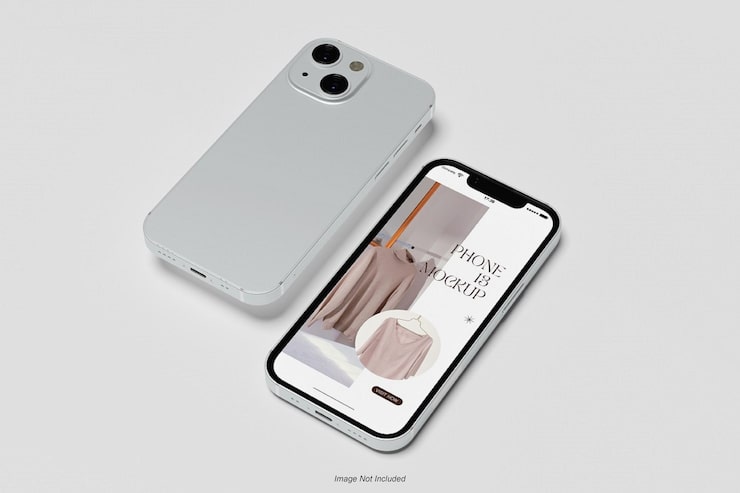 PSD phone 13 mini mockup