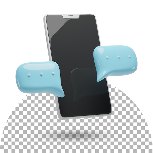 PSD phone 3d render