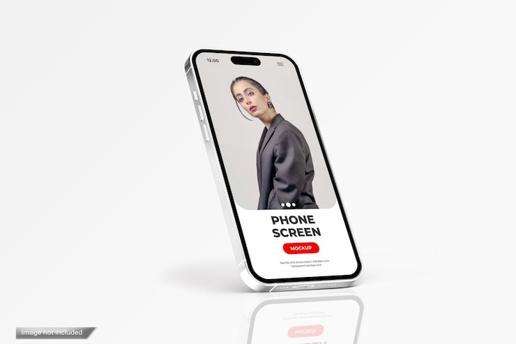 PSD phone screen mockup