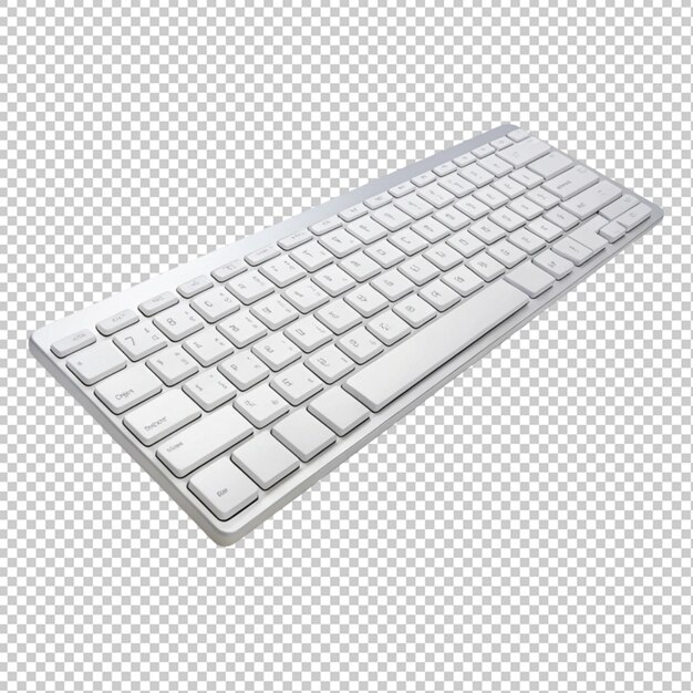 PSD picture white keyboard